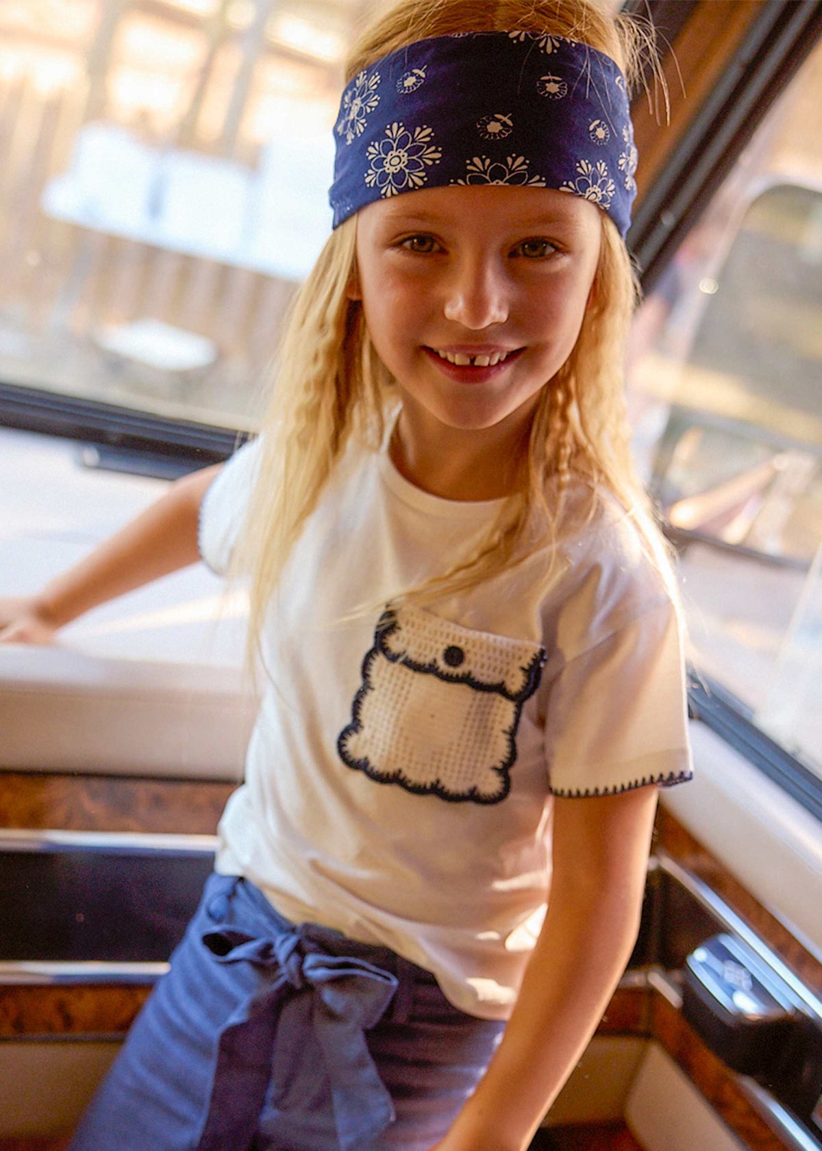 Mädchen-T-Shirt mit Applikation