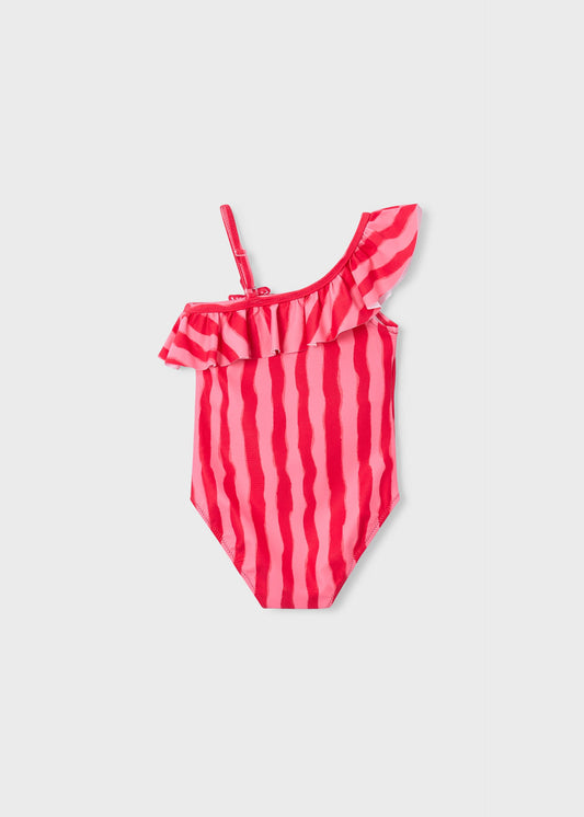 Asymmetrical swimsuit for girls