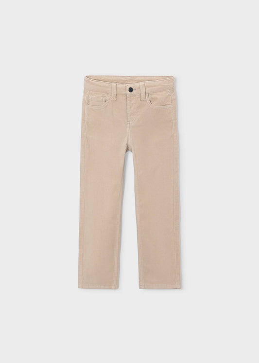 Basic corduroy trousers for boys