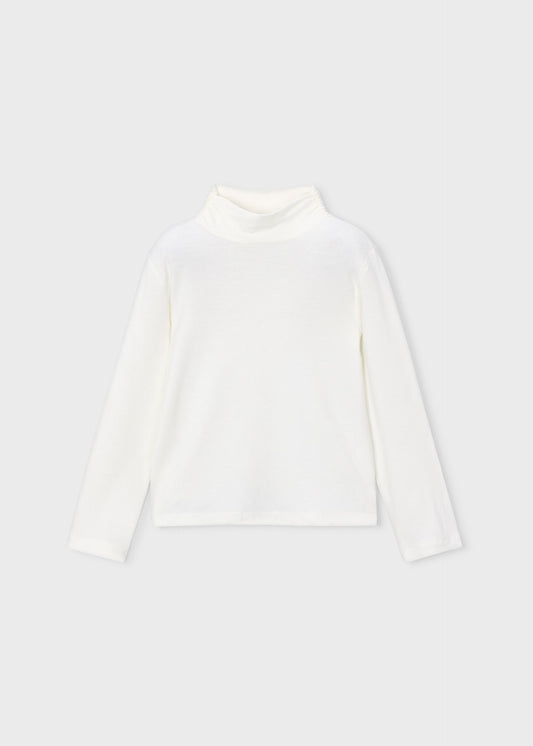 Basic half-zip jumper for girls