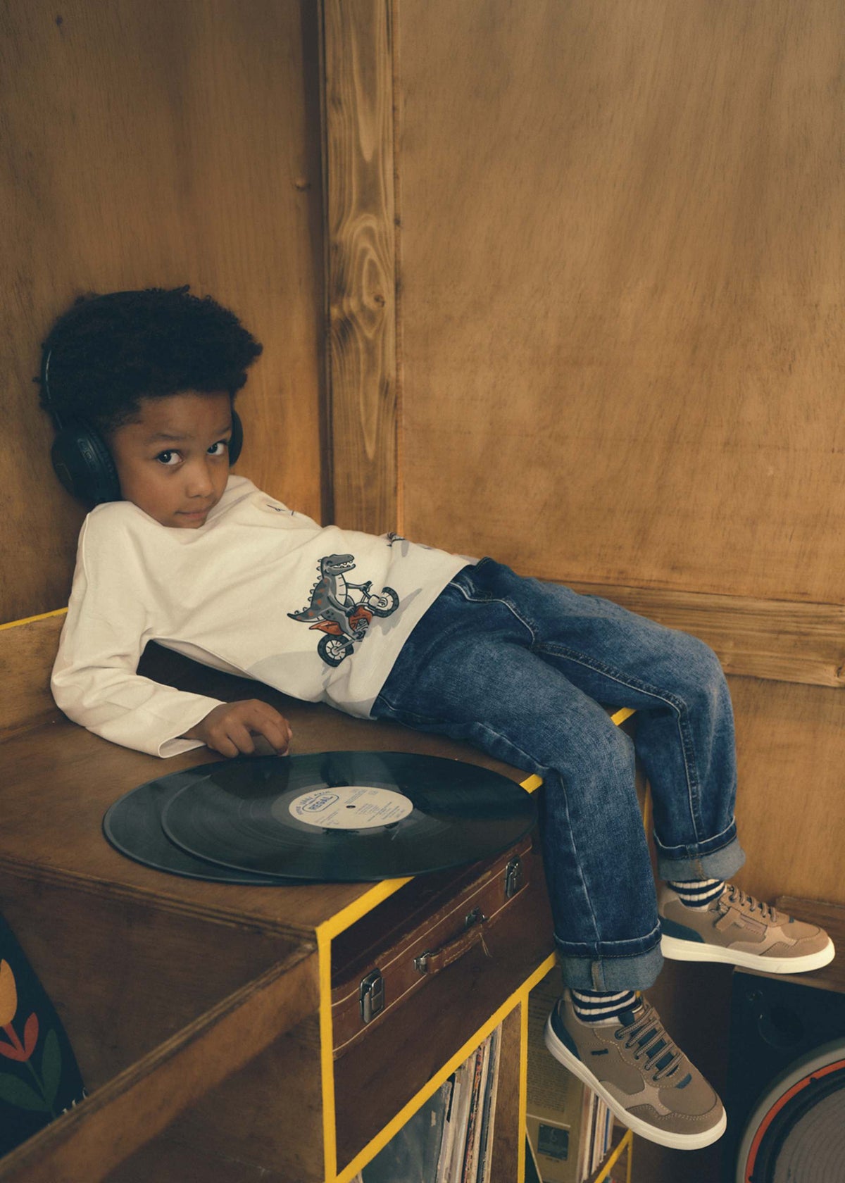 Basic regular-fit jeans for boys