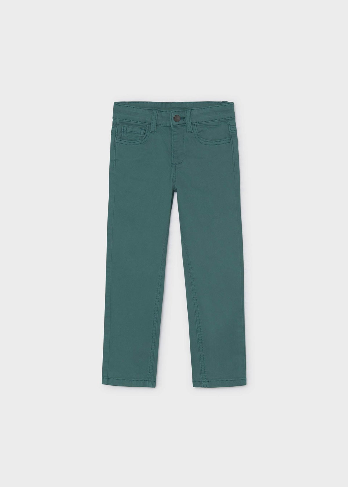 Basic slim-fit trousers with pockets for boys