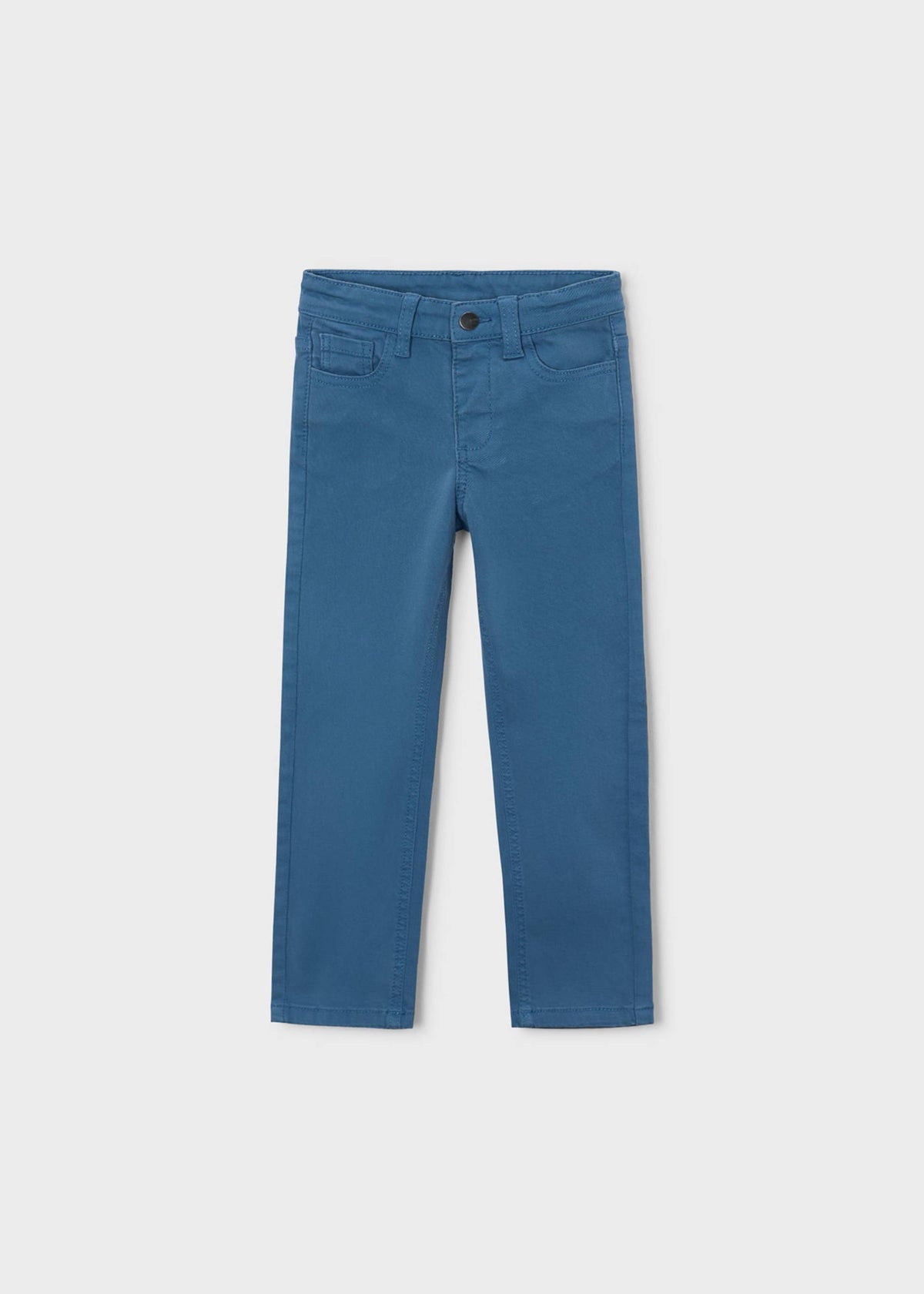 Basic slim-fit trousers with pockets for boys