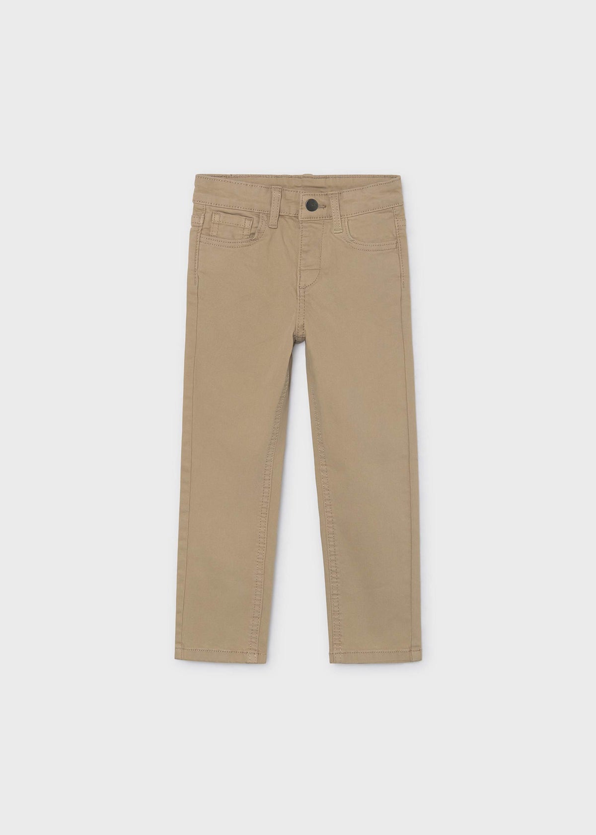 Basic slim-fit trousers with pockets for boys
