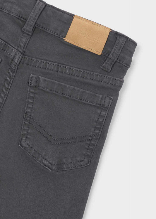 Basic slim-fit trousers with pockets for boys