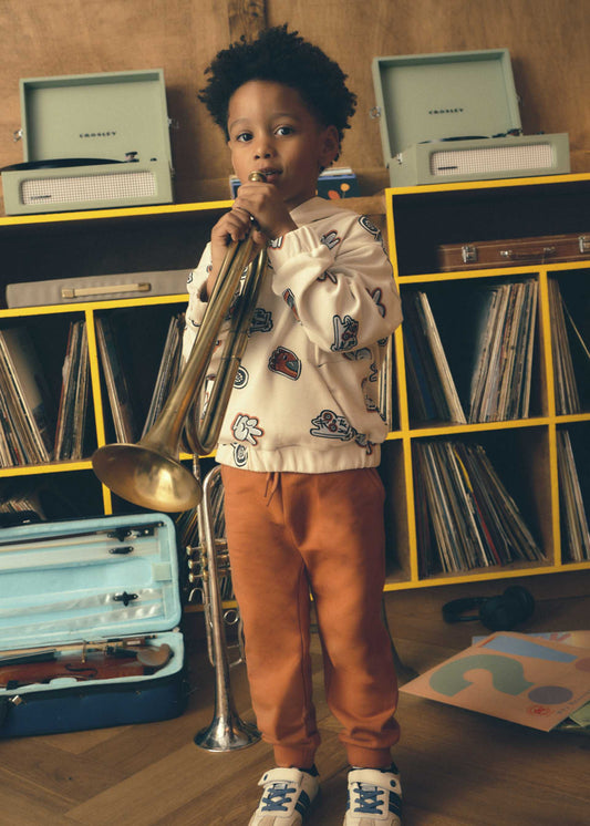 Basic tracksuit bottoms for boys