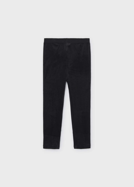 Einfache Samt-Leggings für Mädchen
