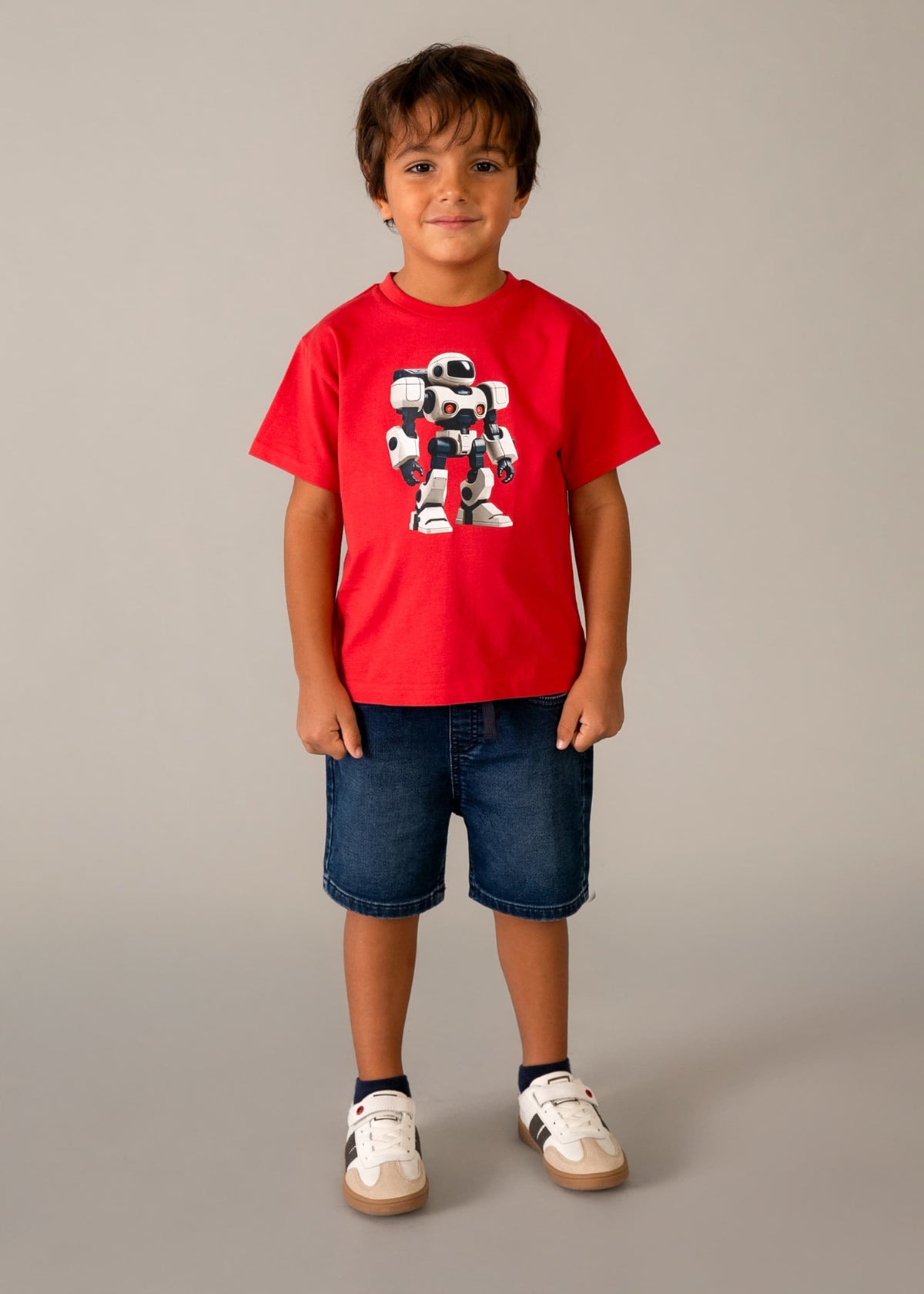 Bermuda-Jogging-Shorts für Jungen
