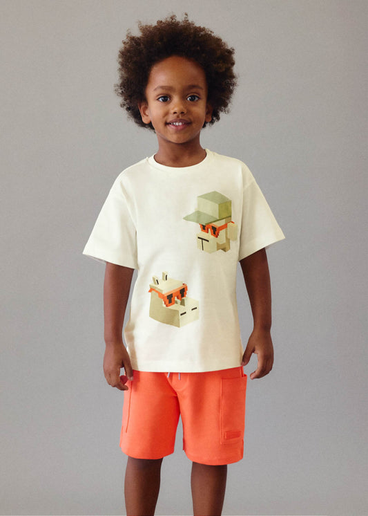 Bermuda shorts boy with pockets