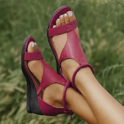 🔥LETZTER TAG 60% RABATT🔥-Keilsandalen für Damen