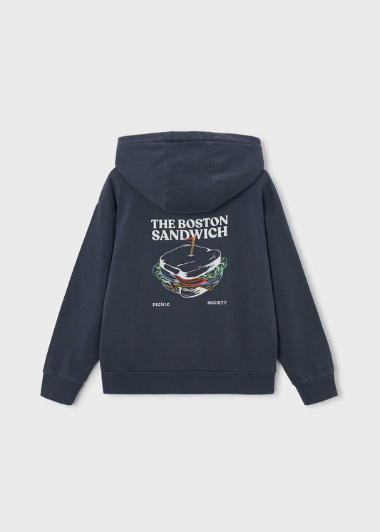 Boston Kids bedruckter Kapuzenpullover