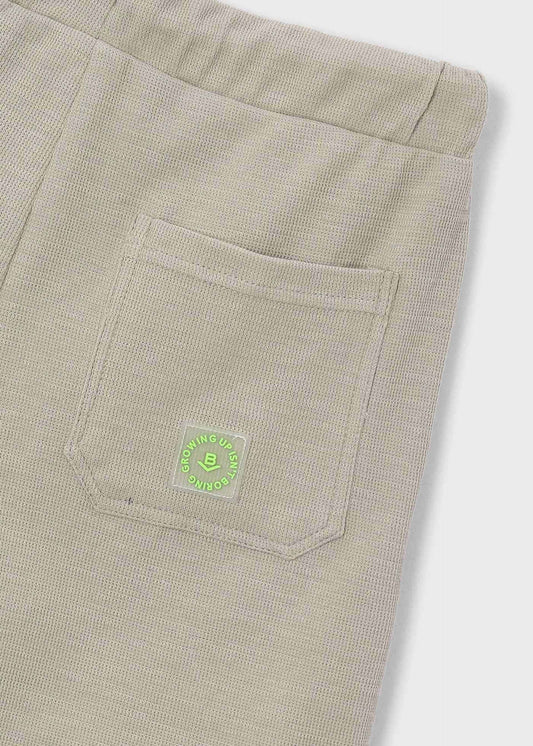 Boston Kids structured knit Bermuda shorts for boys