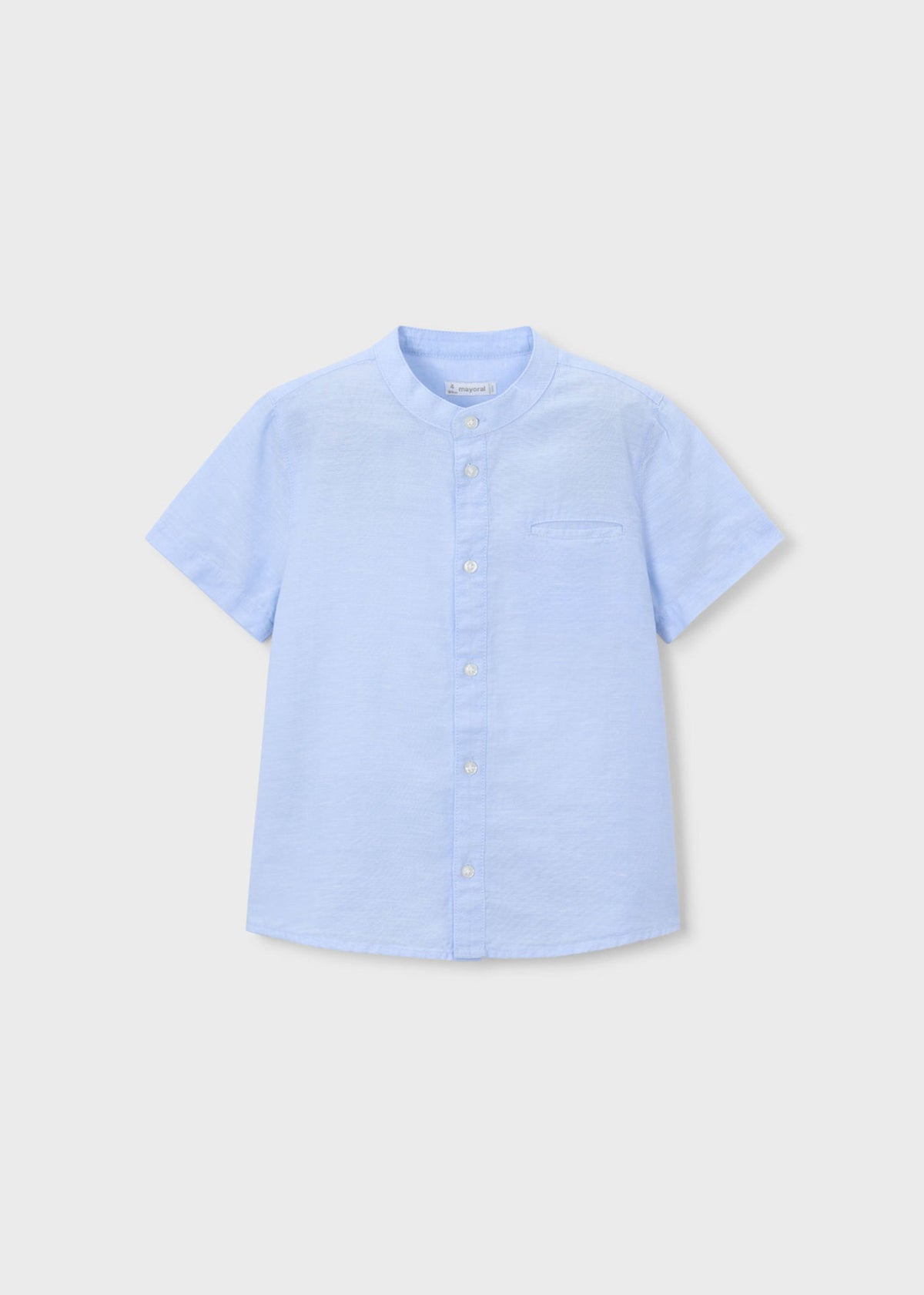 Boy mandarin collar shirt