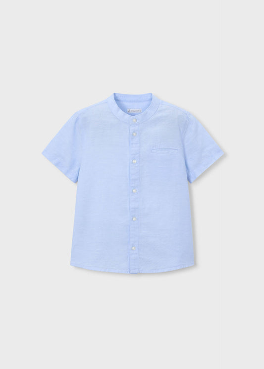 Boy mandarin collar shirt