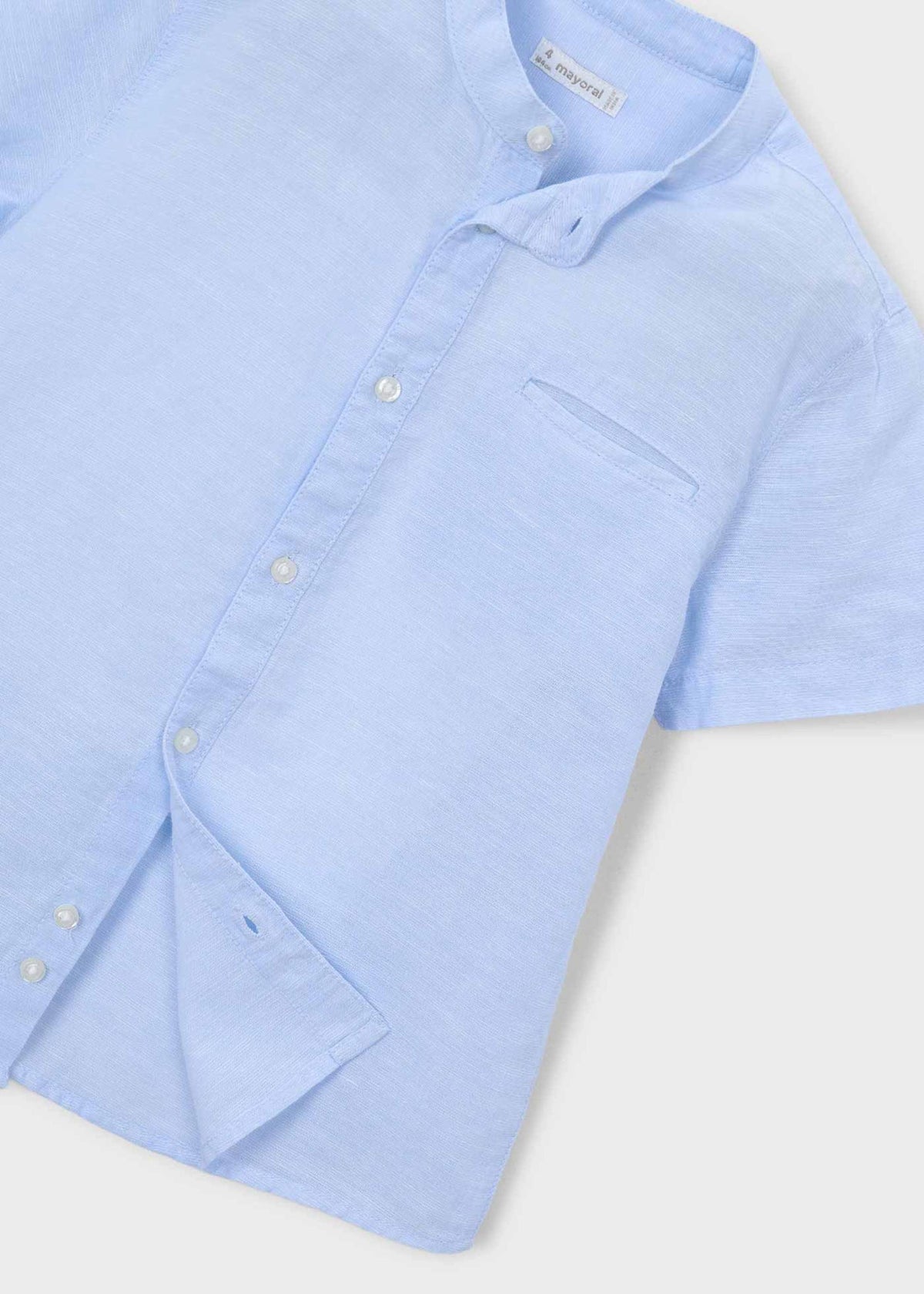 Boy mandarin collar shirt