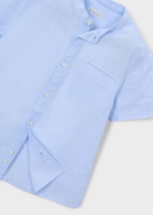 Boy mandarin collar shirt