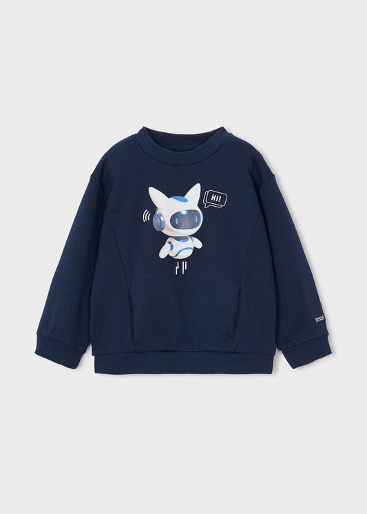 Boy print jumper
