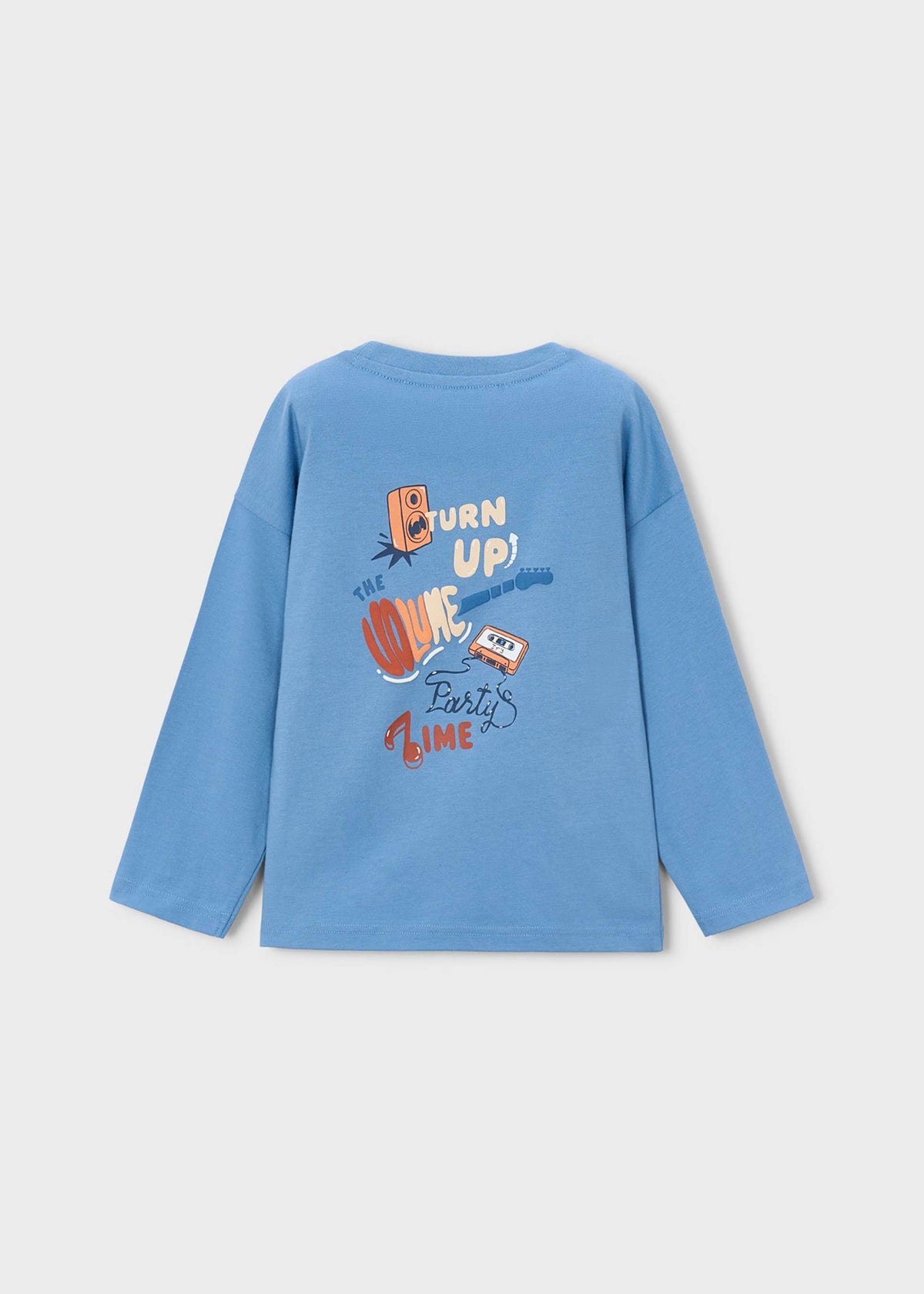 Boy screen print back t-shirt