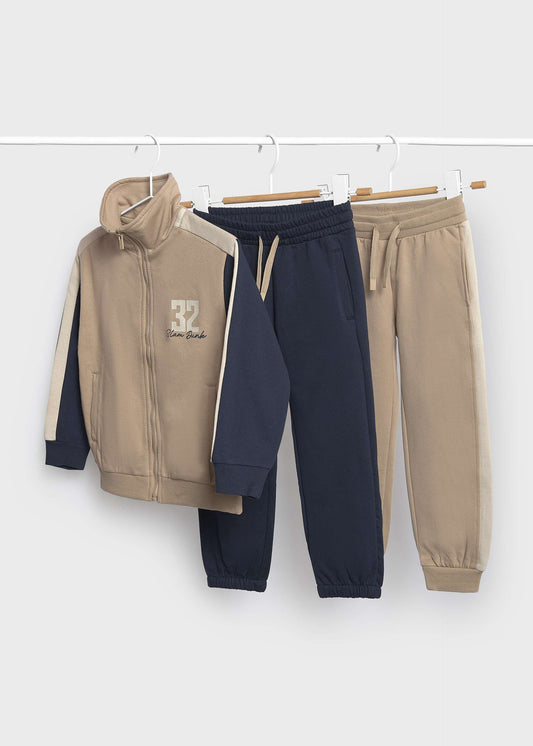 Boy tracksuit 2 contrast bottoms