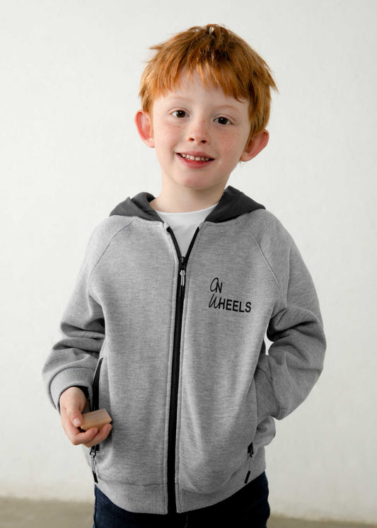 Boy zip-up hoodie
