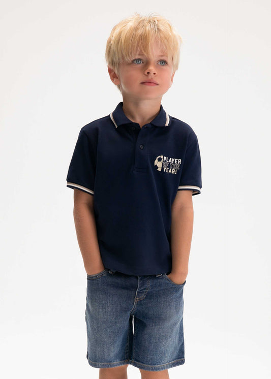 Boys basic denim shorts