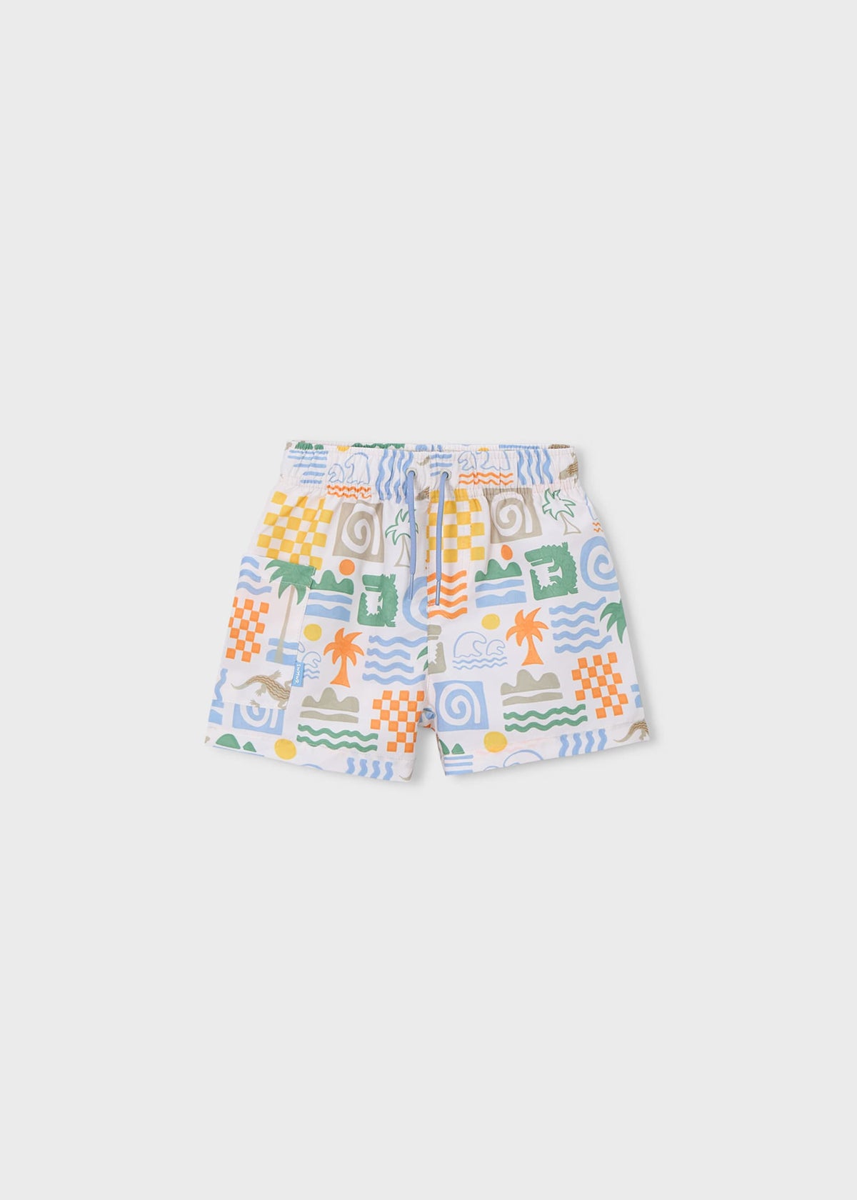 Bermuda-Badeshorts mit Print für Jungen