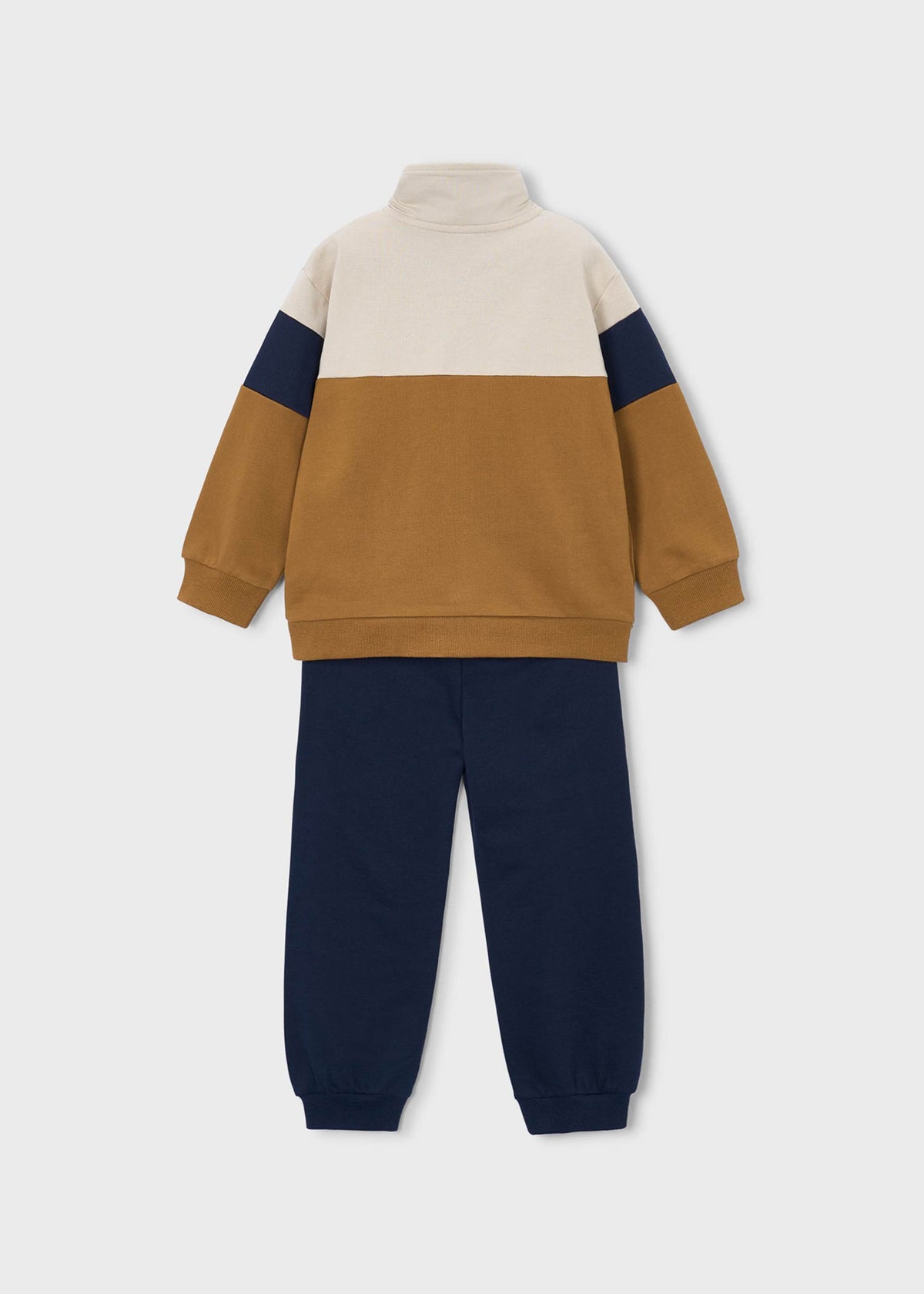 Boys' block-print tracksuit