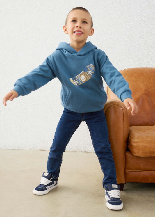 Boys' embossed sweatshirt