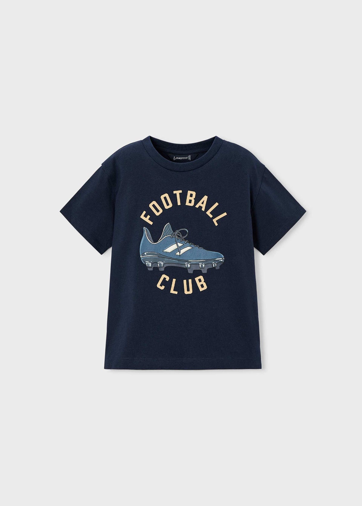 Fußballschuh-T-Shirt für Jungen
