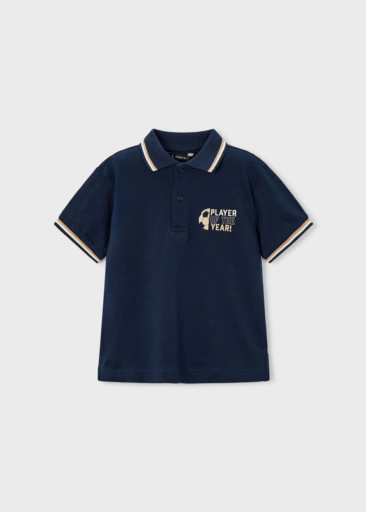 Boys' football polo shirt