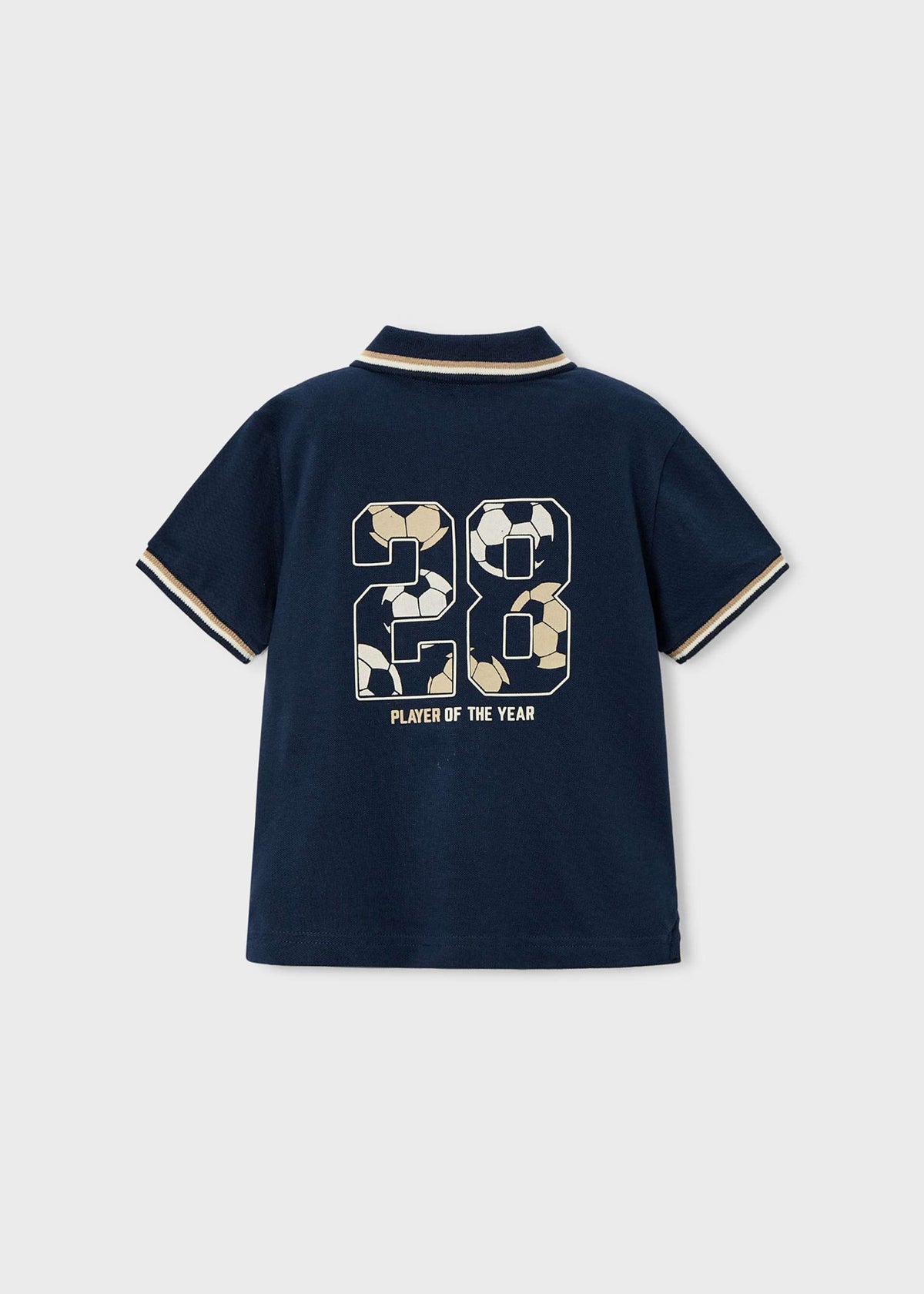 Boys' football polo shirt