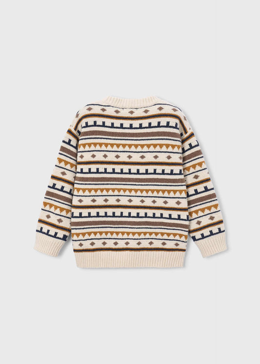 Boys' jacquard jumper