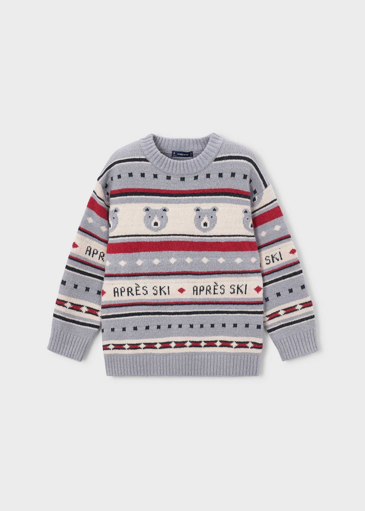 Boys' jacquard jumper