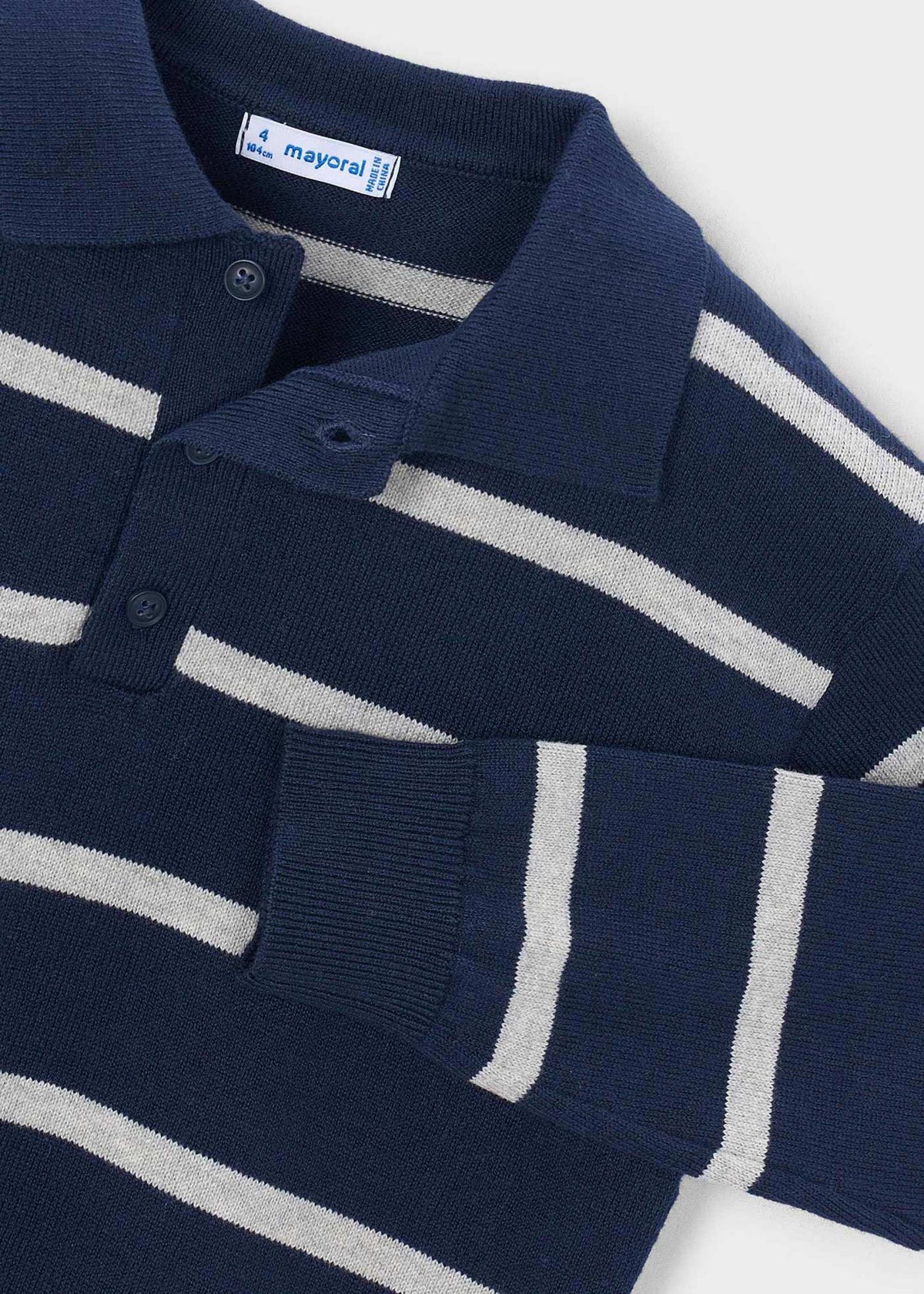 Strick-Poloshirt für Jungen