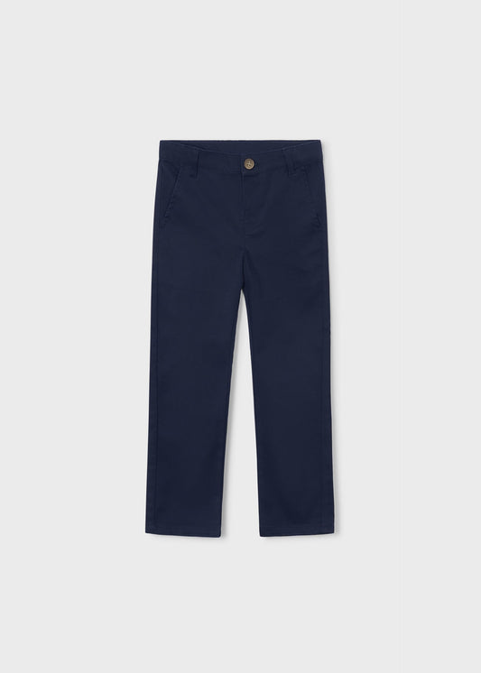 Boys' long-sleeved piqué trousers