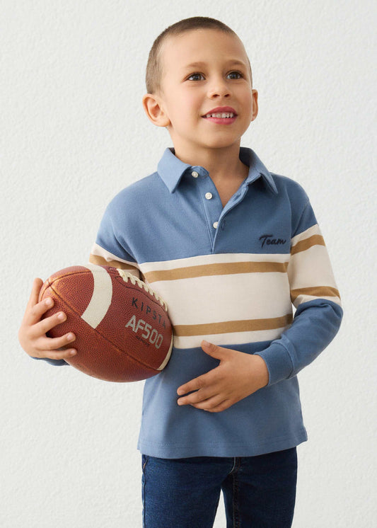 Boys' mixed-colour polo shirt