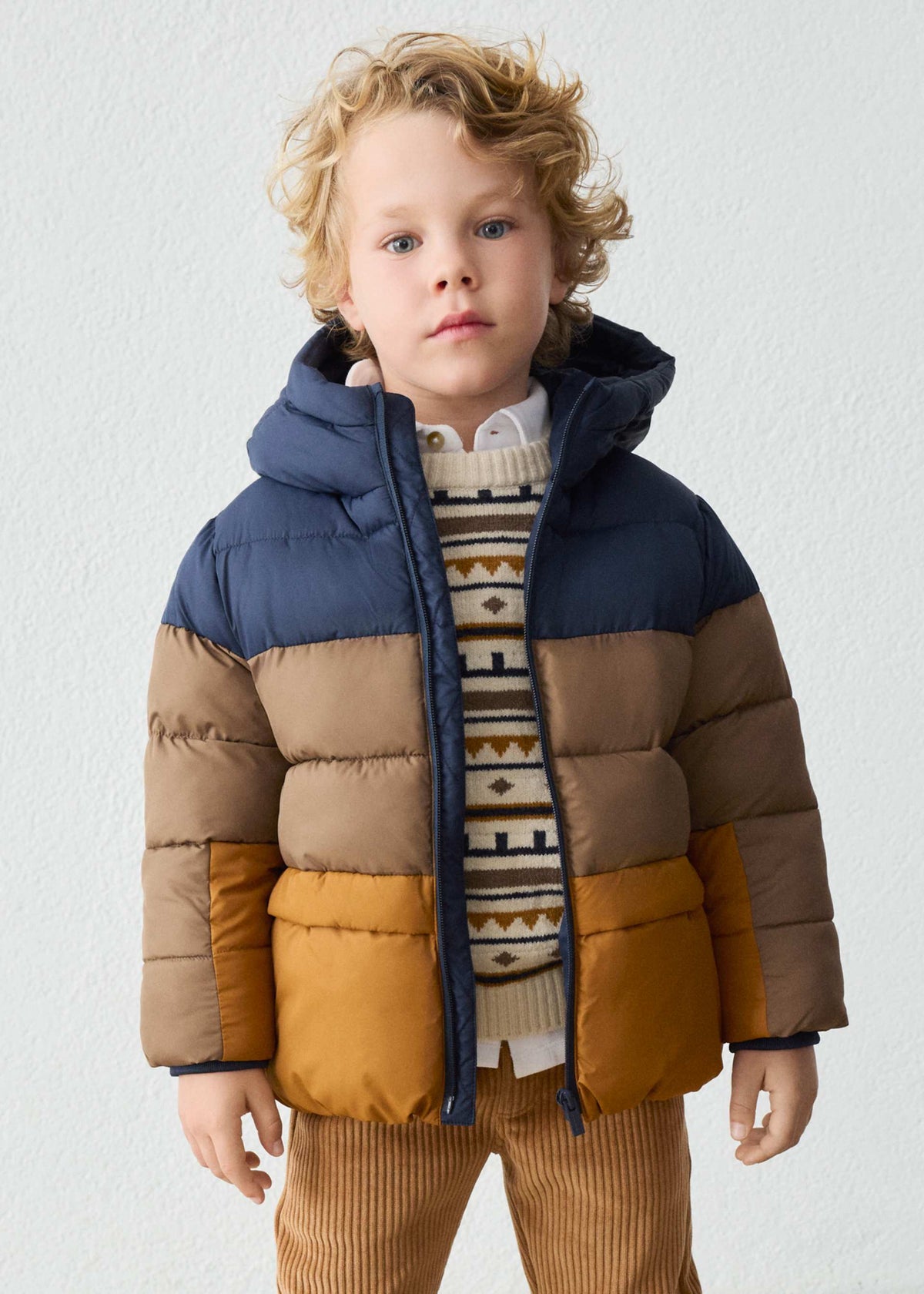 Jungen-Jacke aus Mischgewebe