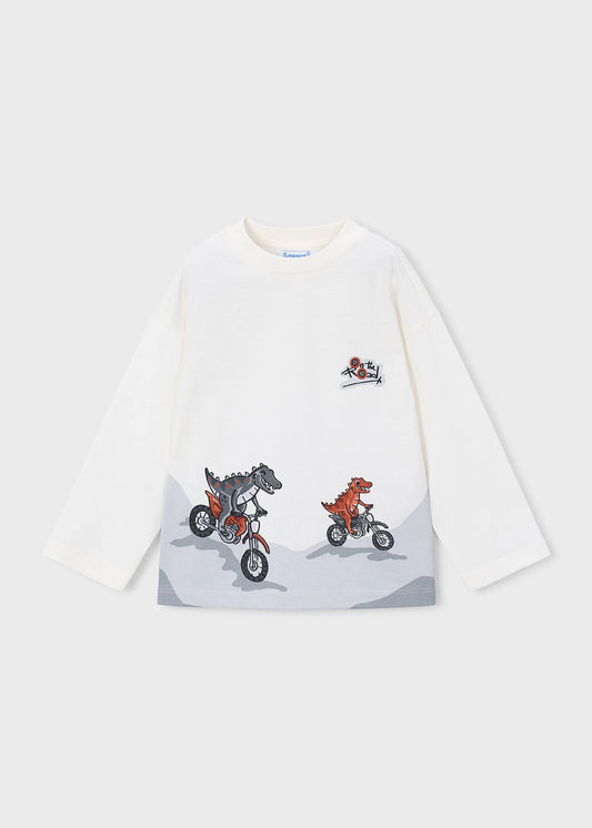 Boys' motorbike T-shirt