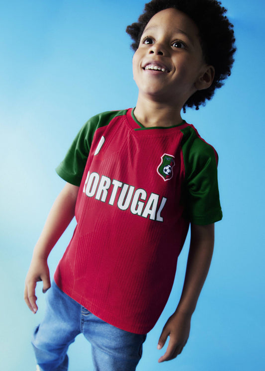 Boys Portugal football shirt