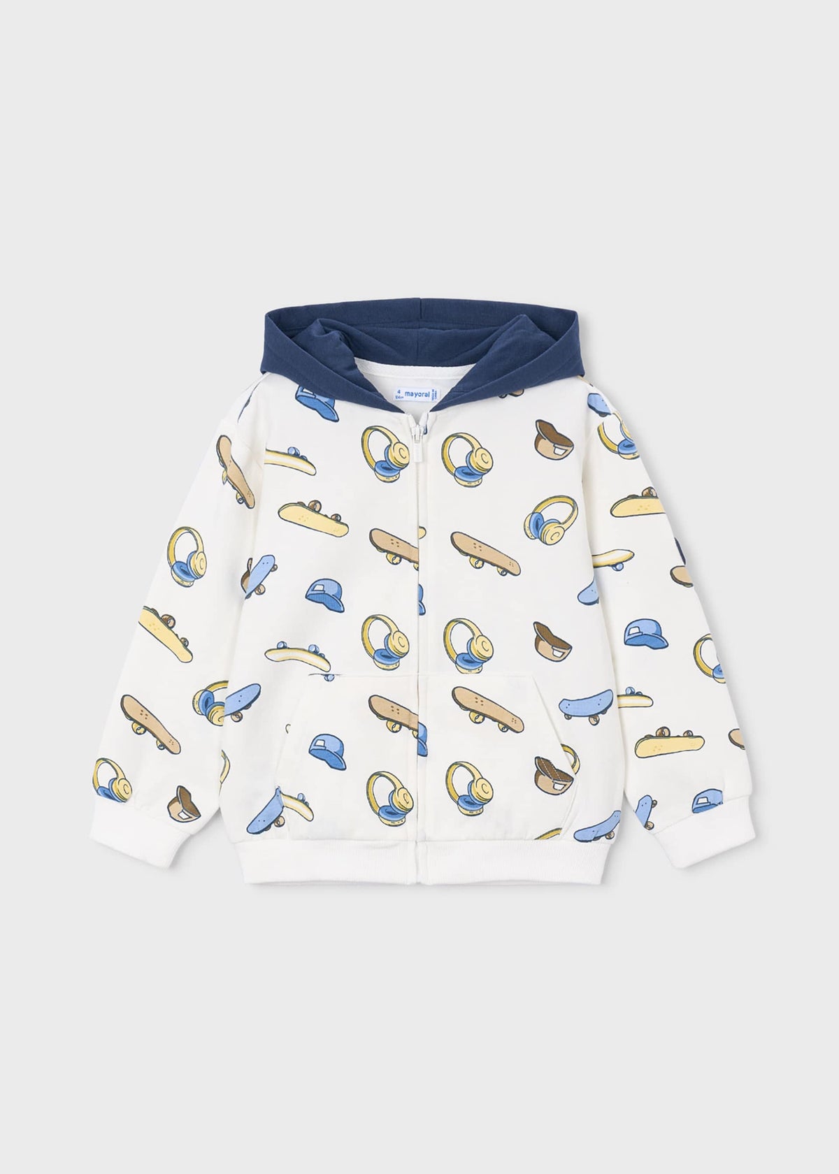 Boys' printed two-piece tracksuit