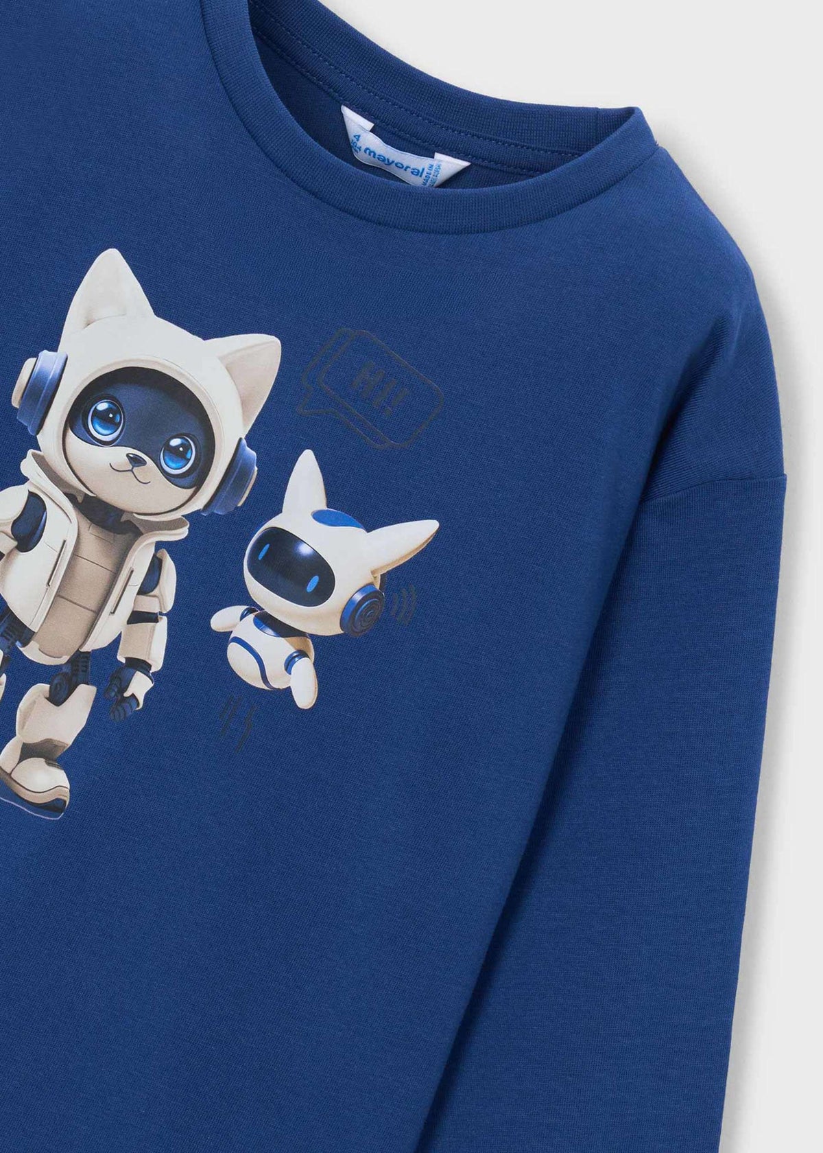 Roboter-T-Shirt für Jungen