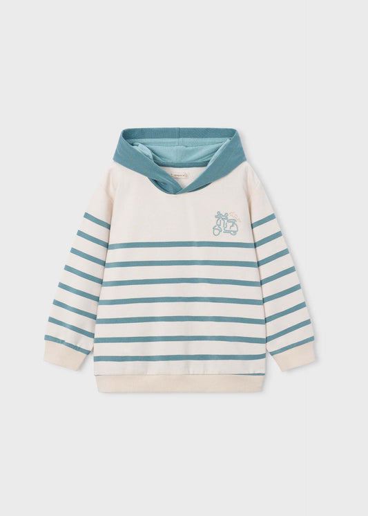 Gestreiftes Strick-Sweatshirt für Jungen