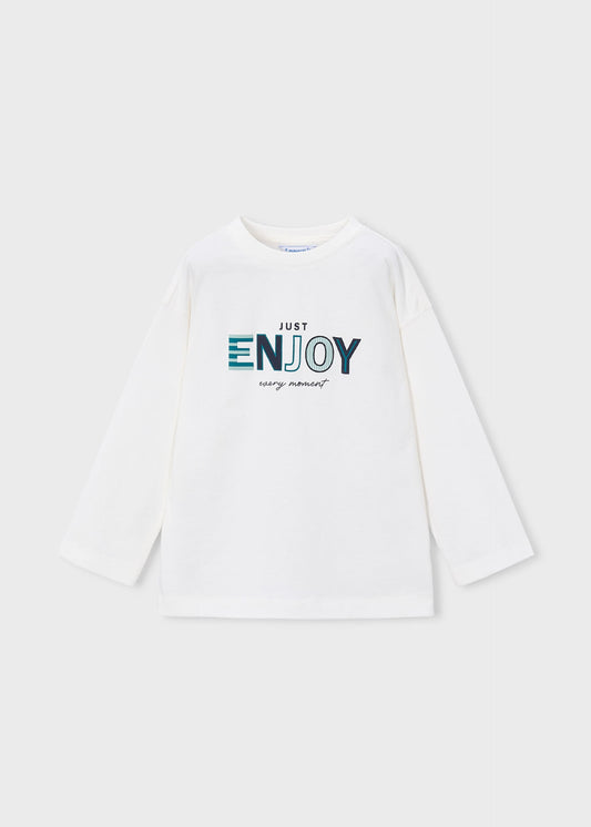 Boys' T-shirt with text