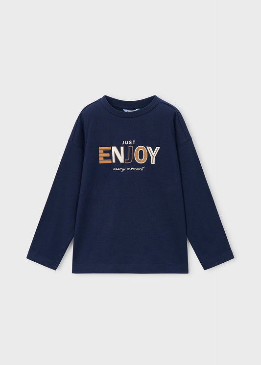 Boys' T-shirt with text