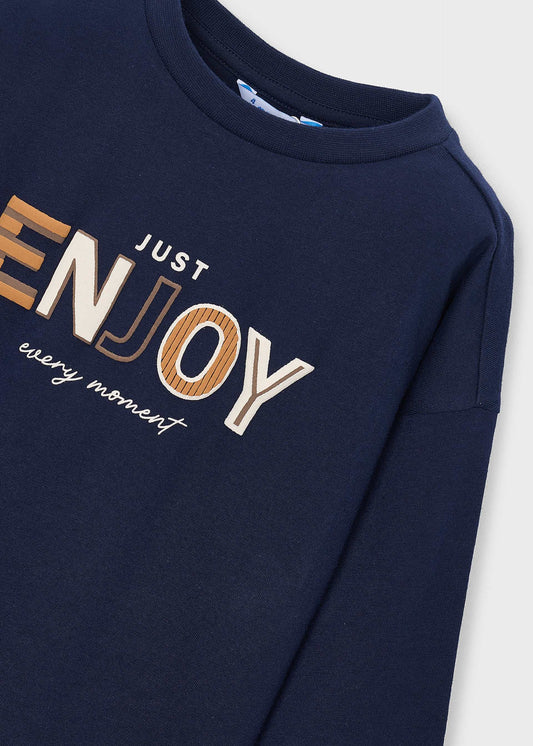 Boys' T-shirt with text
