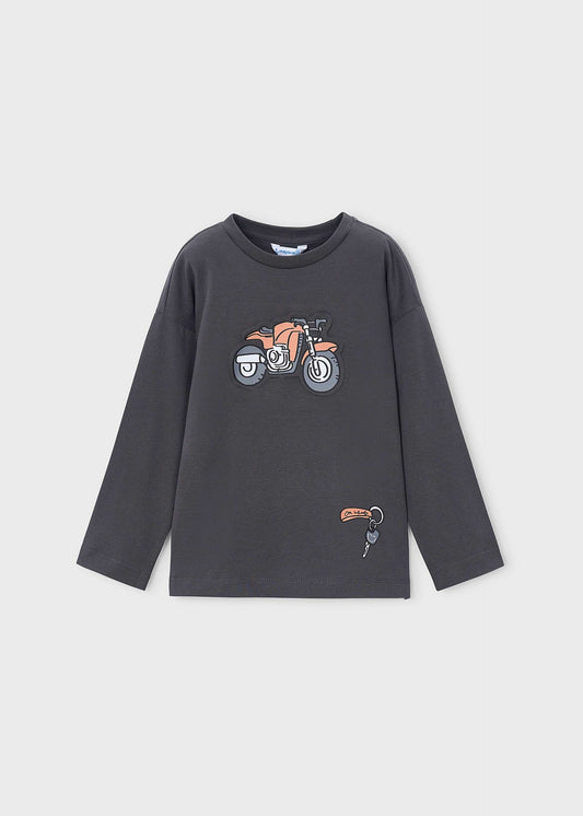 Boy's T-shirt with vehicle design