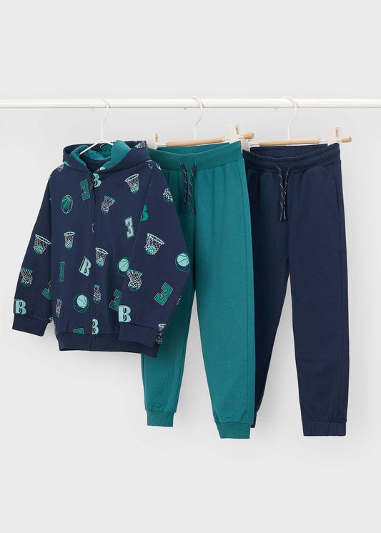 Boys' two-piece basketball tracksuit