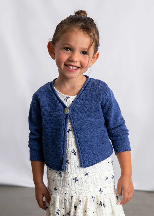 Strickjacke mit Knöpfen für Mädchen