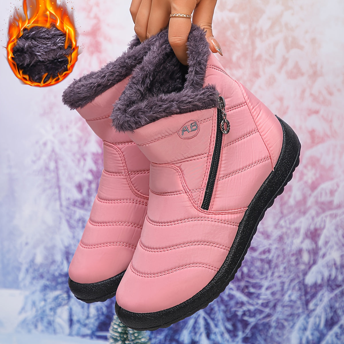 🔥Letzter Tag Aktion 50% RABATT - Damen gemütliche wasserdichte rutschfeste orthopädische Winterstiefel