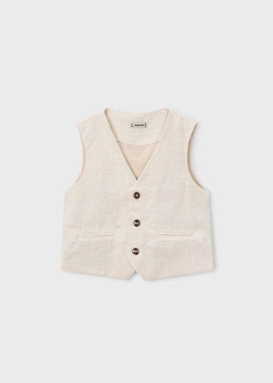 Children's linen waistcoat boy